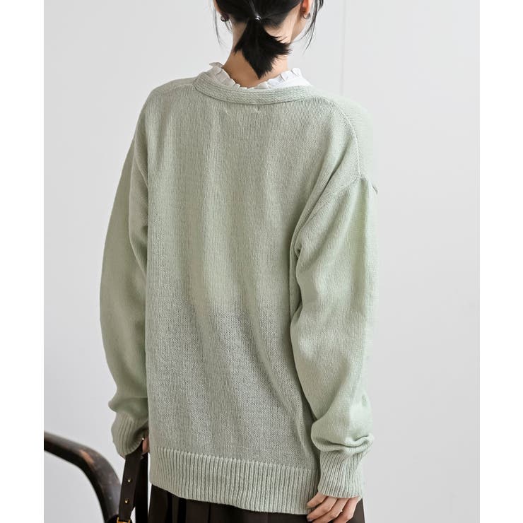 ビッグシルエットカラーニットカーディガン | rps | 詳細画像8 