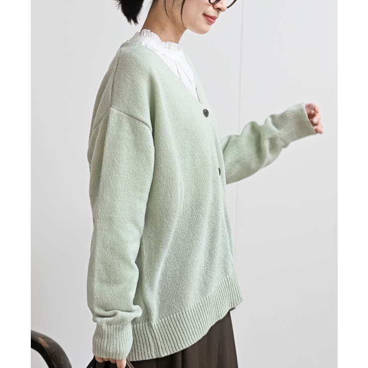 ビッグシルエットカラーニットカーディガン | rps | 詳細画像9 