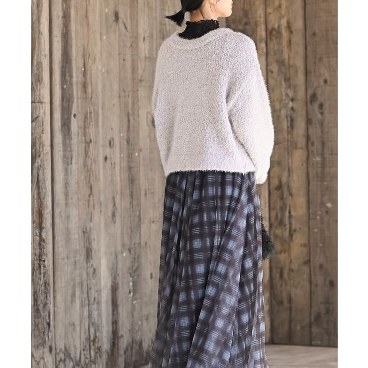 モールフェザークルーネックカーディガン | rps | 詳細画像14 