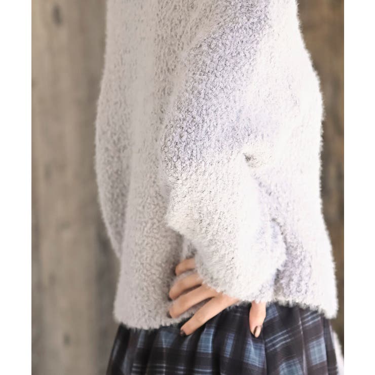 モールフェザークルーネックカーディガン | rps | 詳細画像19 