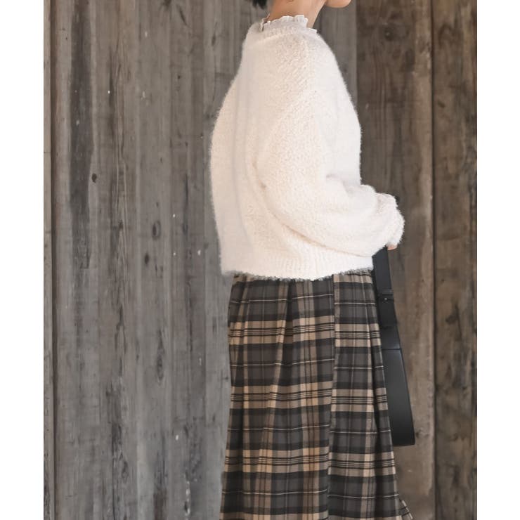 モールフェザークルーネックカーディガン | rps | 詳細画像3 