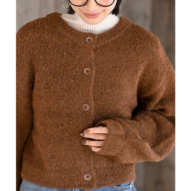 ブークレーニットカーディガン | rps | 詳細画像15 