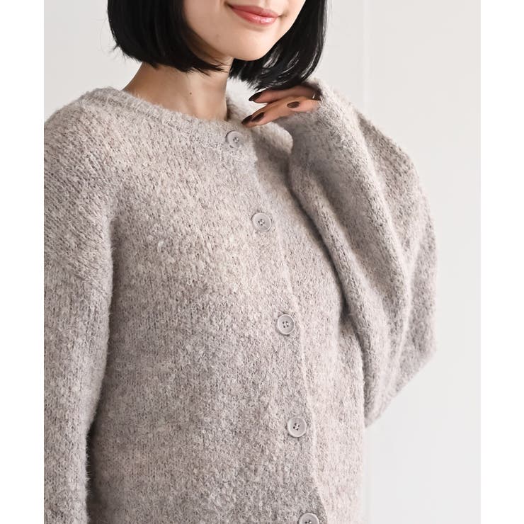 ブークレーニットカーディガン | rps | 詳細画像7 