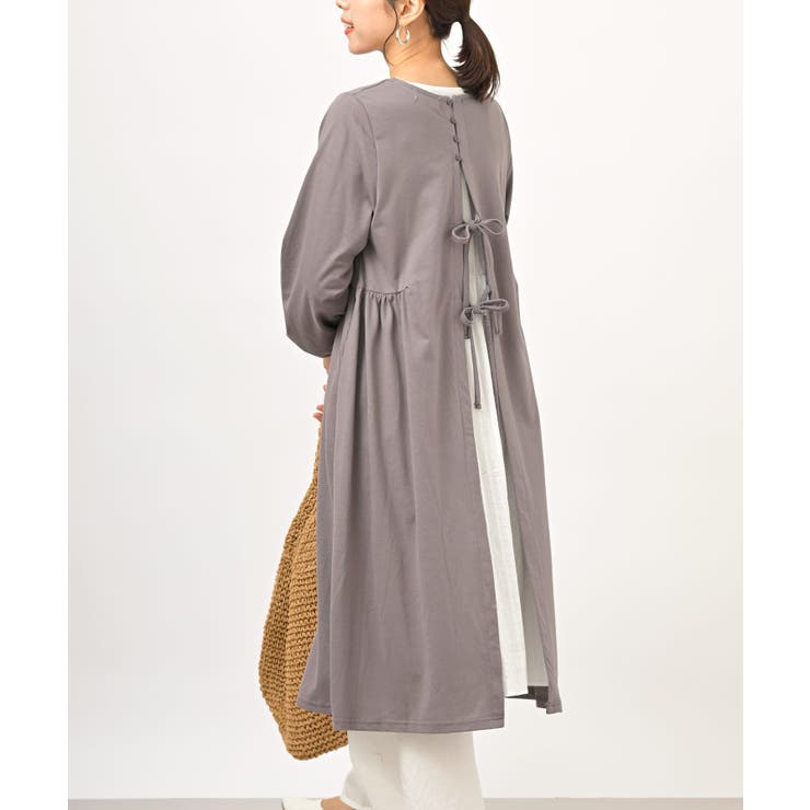 パープル | バックシャンワンピース | rps