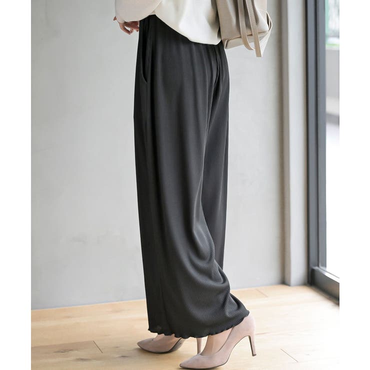 リブセミワイドパンツ | rps | 詳細画像16 