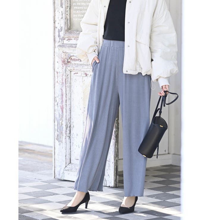 リブセミワイドパンツ | rps | 詳細画像19 