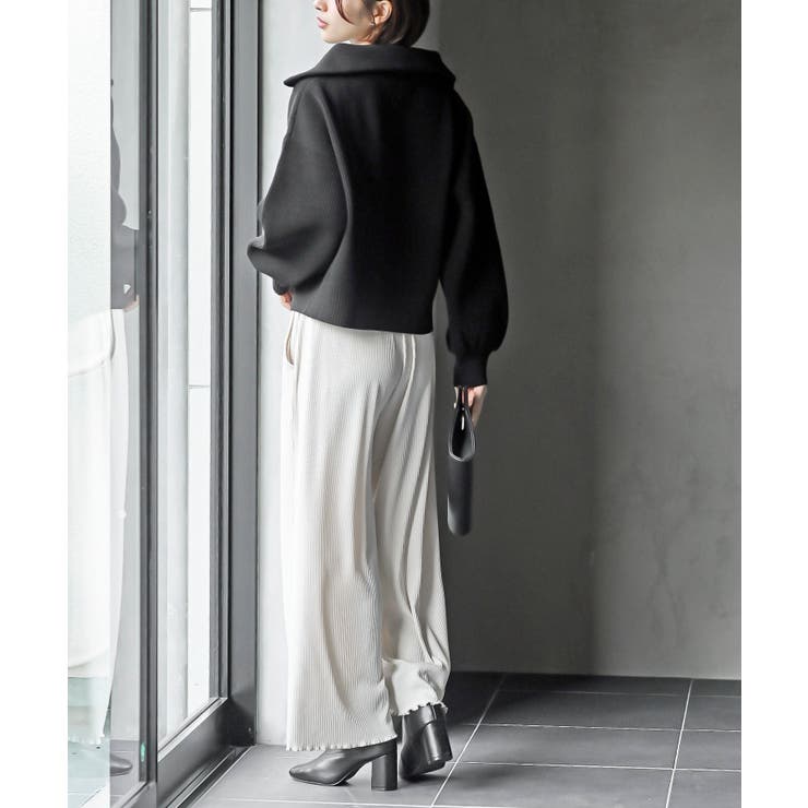 リブセミワイドパンツ | rps | 詳細画像30 