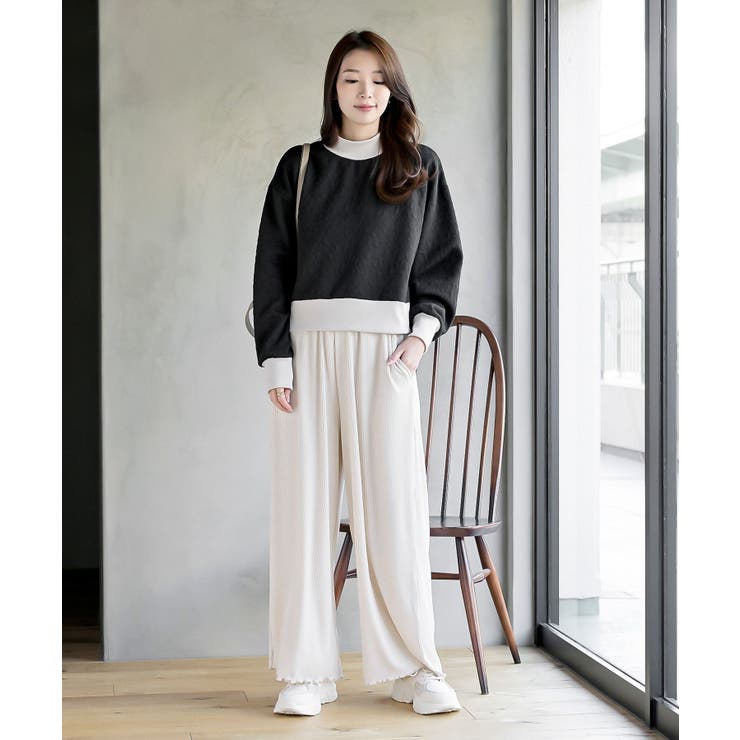 リブセミワイドパンツ | rps | 詳細画像36 