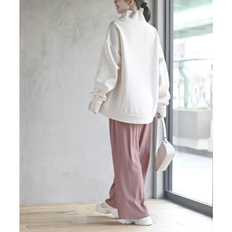 リブセミワイドパンツ | rps | 詳細画像40 