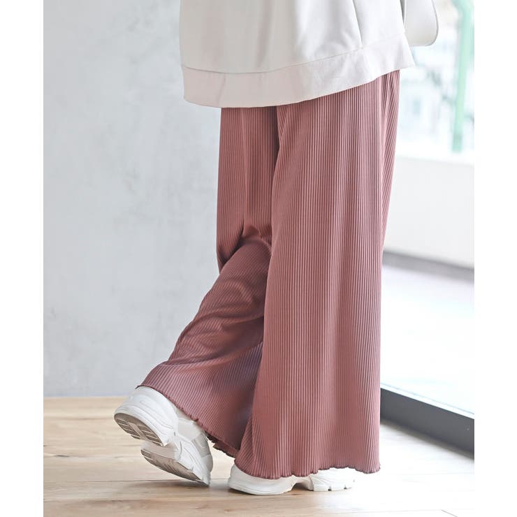 リブセミワイドパンツ | rps | 詳細画像44 