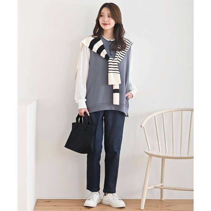 裏毛ポケット付きベスト | rps | 詳細画像10 