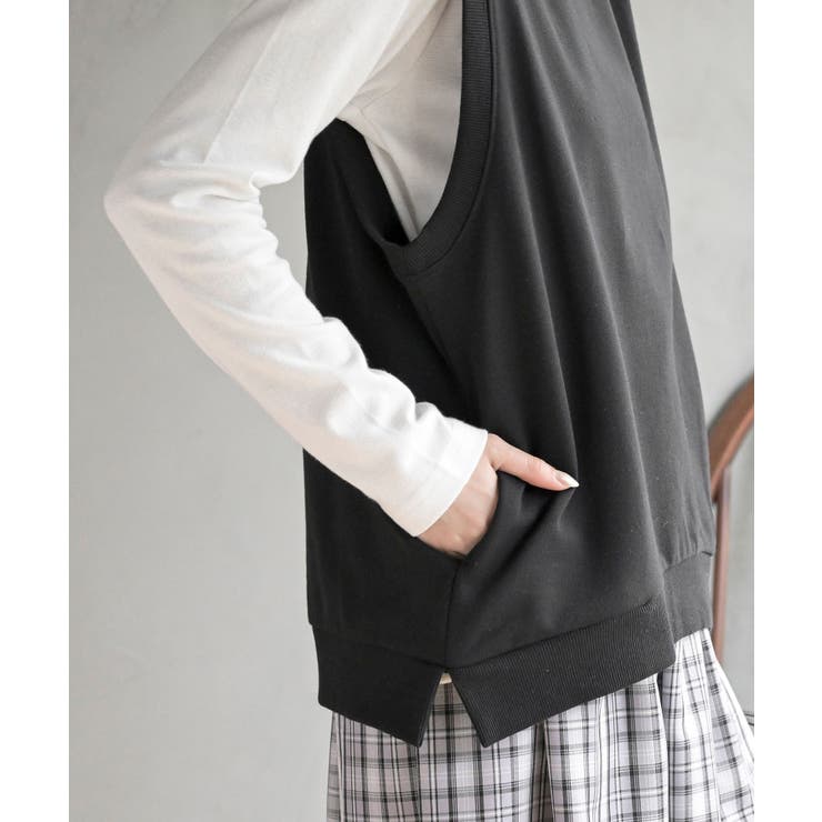 裏毛ポケット付きベスト | rps | 詳細画像27 