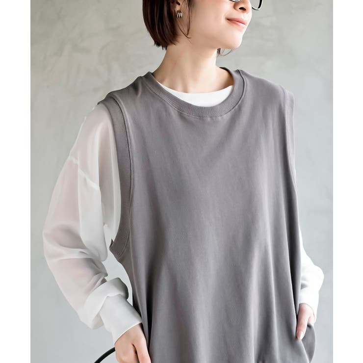THE RERACS│ザ・リラクス / RERACS BIG VEST(BLACK)