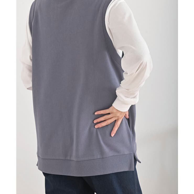 裏毛ポケット付きベスト | rps | 詳細画像7 
