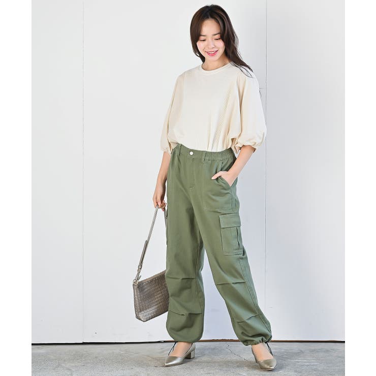 異素材切替７分袖ワッフルドルマンワイドプルオーバー | rps | 詳細画像38 