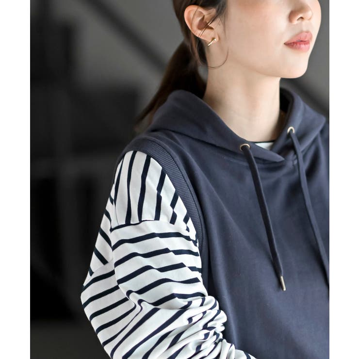 裏毛フードベスト | rps | 詳細画像13 