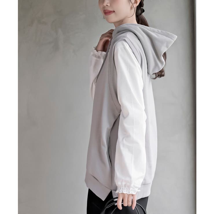 裏毛フードベスト | rps | 詳細画像22 