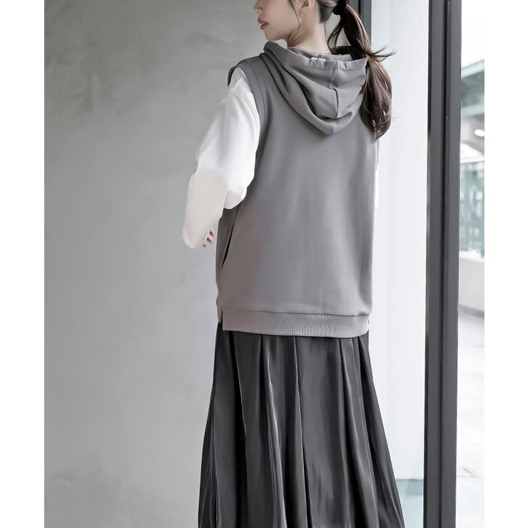 裏毛フードベスト | rps | 詳細画像27 