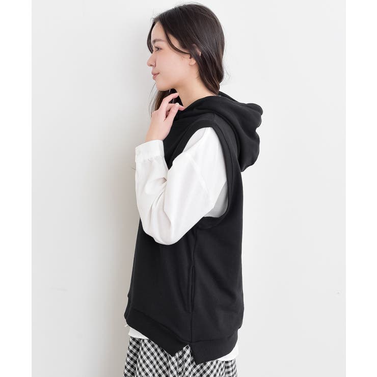 裏毛フードベスト | rps | 詳細画像33 