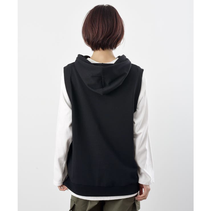 裏毛フードベスト | rps | 詳細画像37 