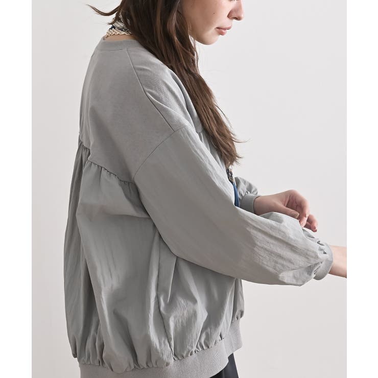 布帛切替ギャザーカットプルオーバー | rps | 詳細画像15 