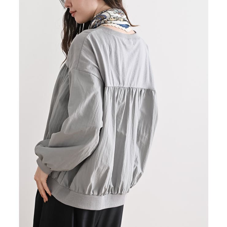 布帛切替ギャザーカットプルオーバー | rps | 詳細画像16 