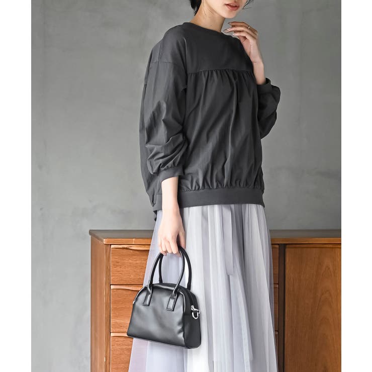 布帛切替ギャザーカットプルオーバー | rps | 詳細画像20 