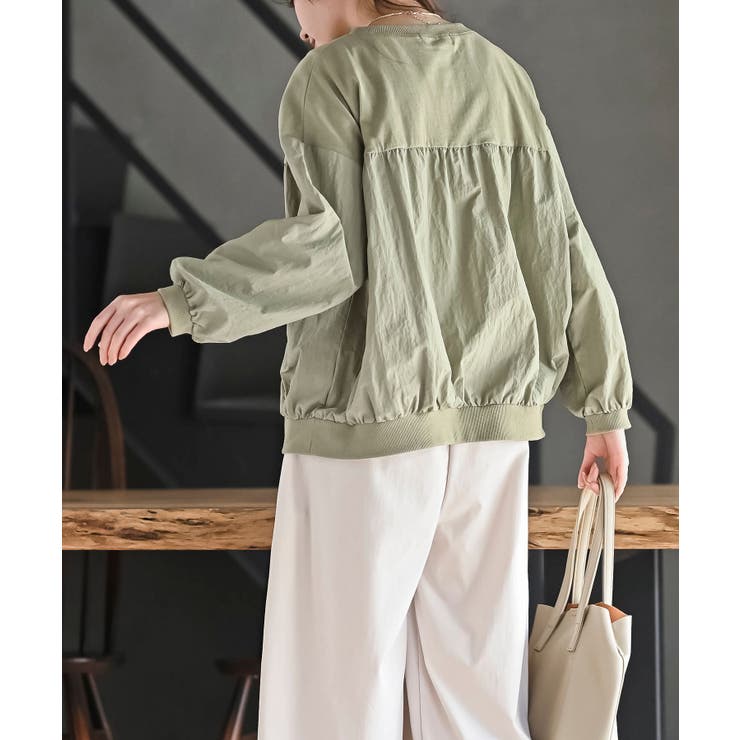 布帛切替ギャザーカットプルオーバー | rps | 詳細画像27 