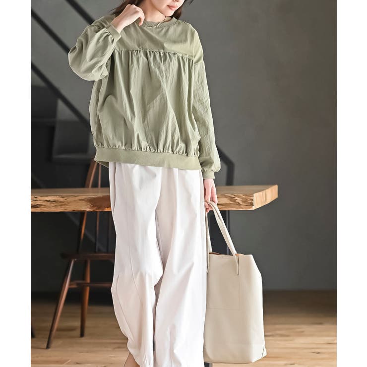 布帛切替ギャザーカットプルオーバー | rps | 詳細画像29 