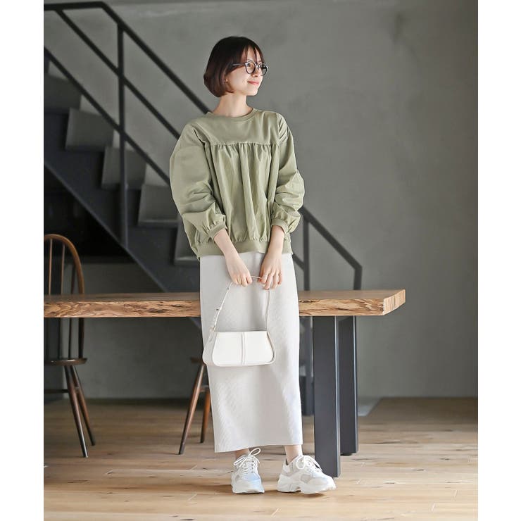 布帛切替ギャザーカットプルオーバー | rps | 詳細画像34 