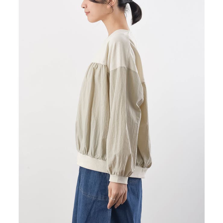 布帛切替ギャザーカットプルオーバー | rps | 詳細画像35 