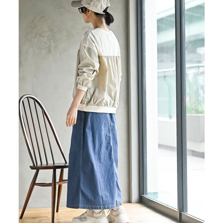 布帛切替ギャザーカットプルオーバー | rps | 詳細画像4 