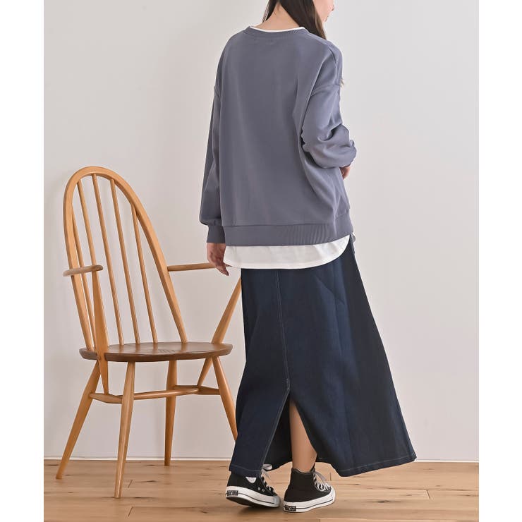 レイヤード風裏毛プルオーバー | rps | 詳細画像18 