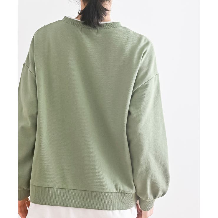 レイヤード風裏毛プルオーバー | rps | 詳細画像27 