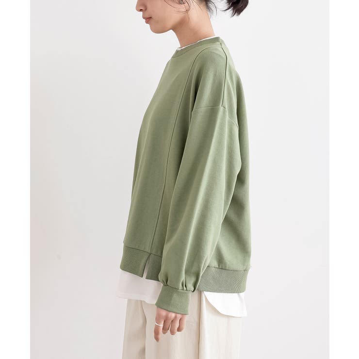 レイヤード風裏毛プルオーバー | rps | 詳細画像30 