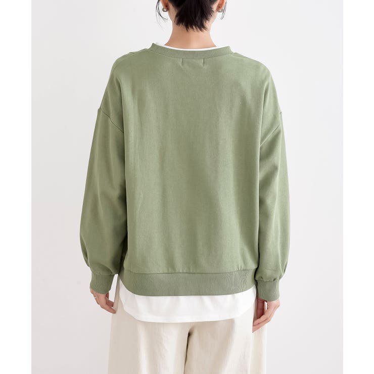 レイヤード風裏毛プルオーバー | rps | 詳細画像31 