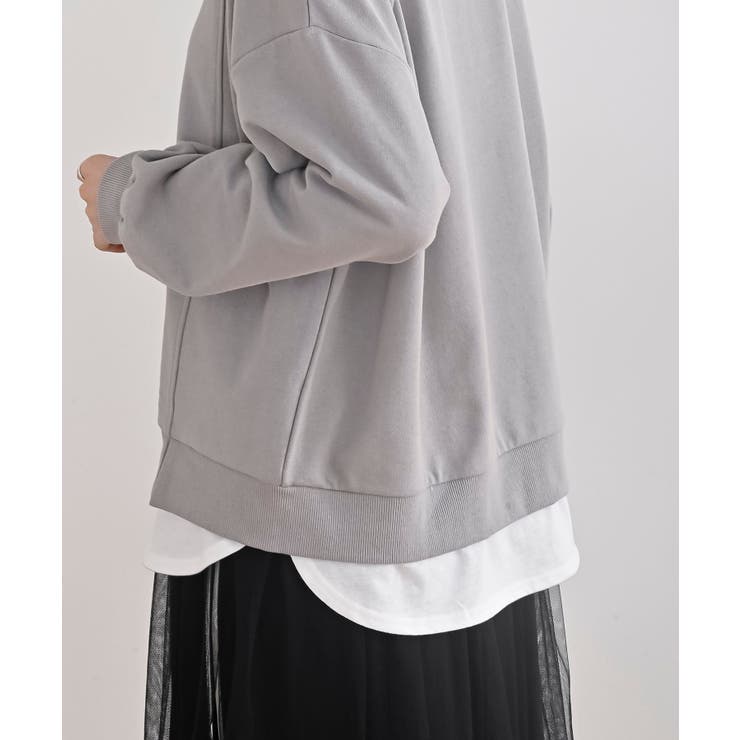 レイヤード風裏毛プルオーバー | rps | 詳細画像7 