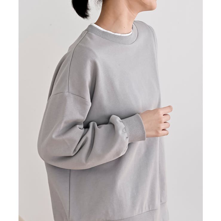 レイヤード風裏毛プルオーバー | rps | 詳細画像9 