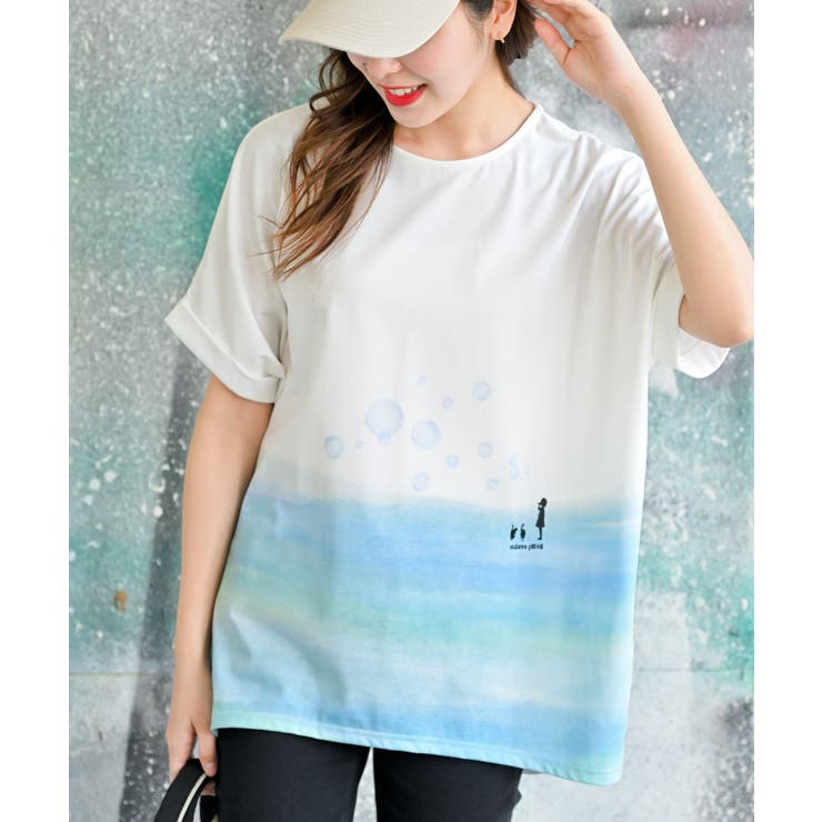 しゃぼん玉ワイドＴシャツ | rps | 詳細画像1 