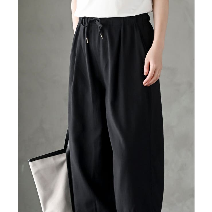 Lig.cocoonpants リグドット　コクーンパンツ　黒 S 新品未使用 ànuke online store（アンヌーク） / Georgette Cocoon