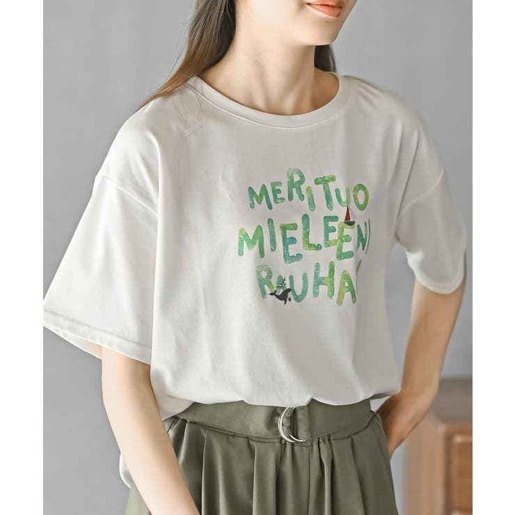 アイボリー | ＦｅｅｌＣｏｏｌロゴＴシャツ | rps