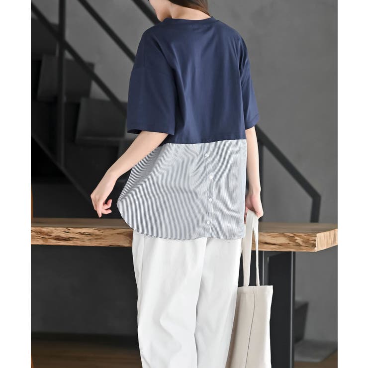 背面ストライプ切替プルオーバー | rps | 詳細画像11 