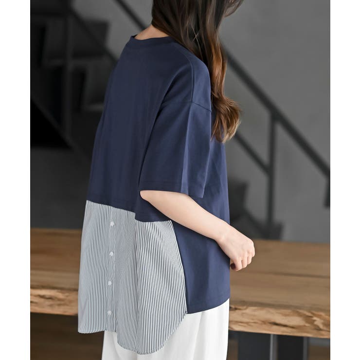 背面ストライプ切替プルオーバー | rps | 詳細画像17 