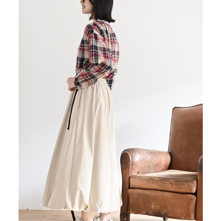 衿レースチェックブラウス | rps | 詳細画像33 