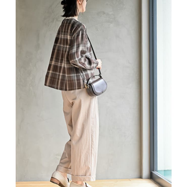 衿レースチェックブラウス | rps | 詳細画像5 