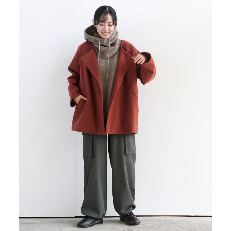 ダブル釦ショートコート[品番：RPSW0002096]｜rps（アールピーエス）の