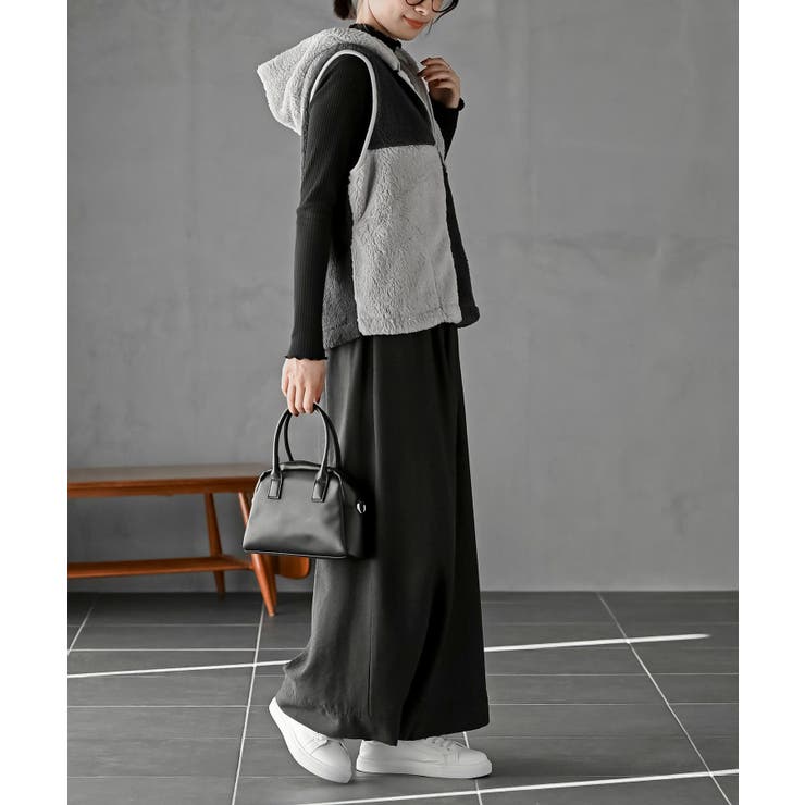 ボアフリース切替配色フードベスト | rps | 詳細画像13 