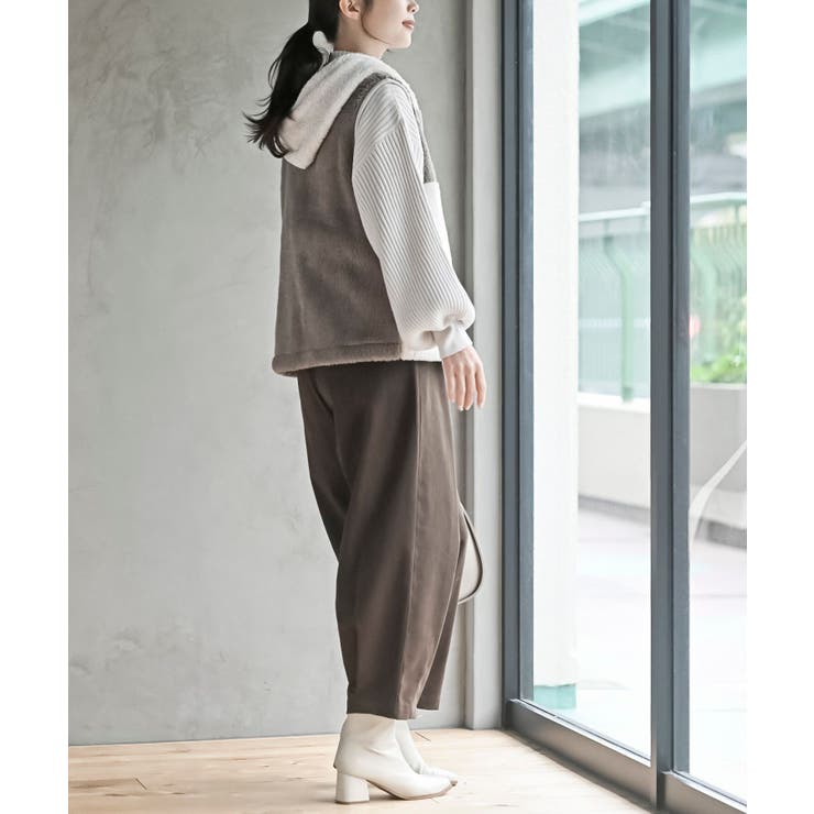 ボアフリース切替配色フードベスト | rps | 詳細画像21 