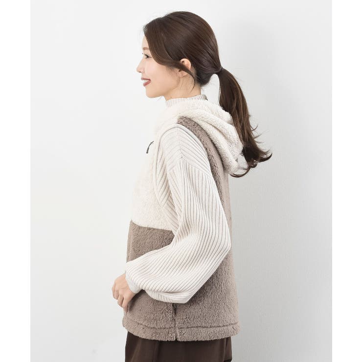 ボアフリース切替配色フードベスト | rps | 詳細画像26 