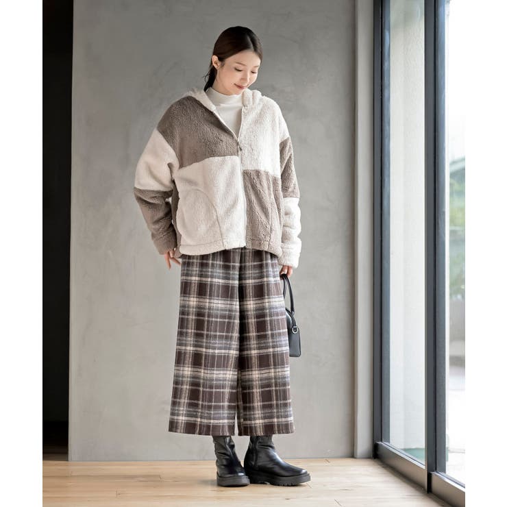 ボアフリース切替配色フードジャケット | rps | 詳細画像10 